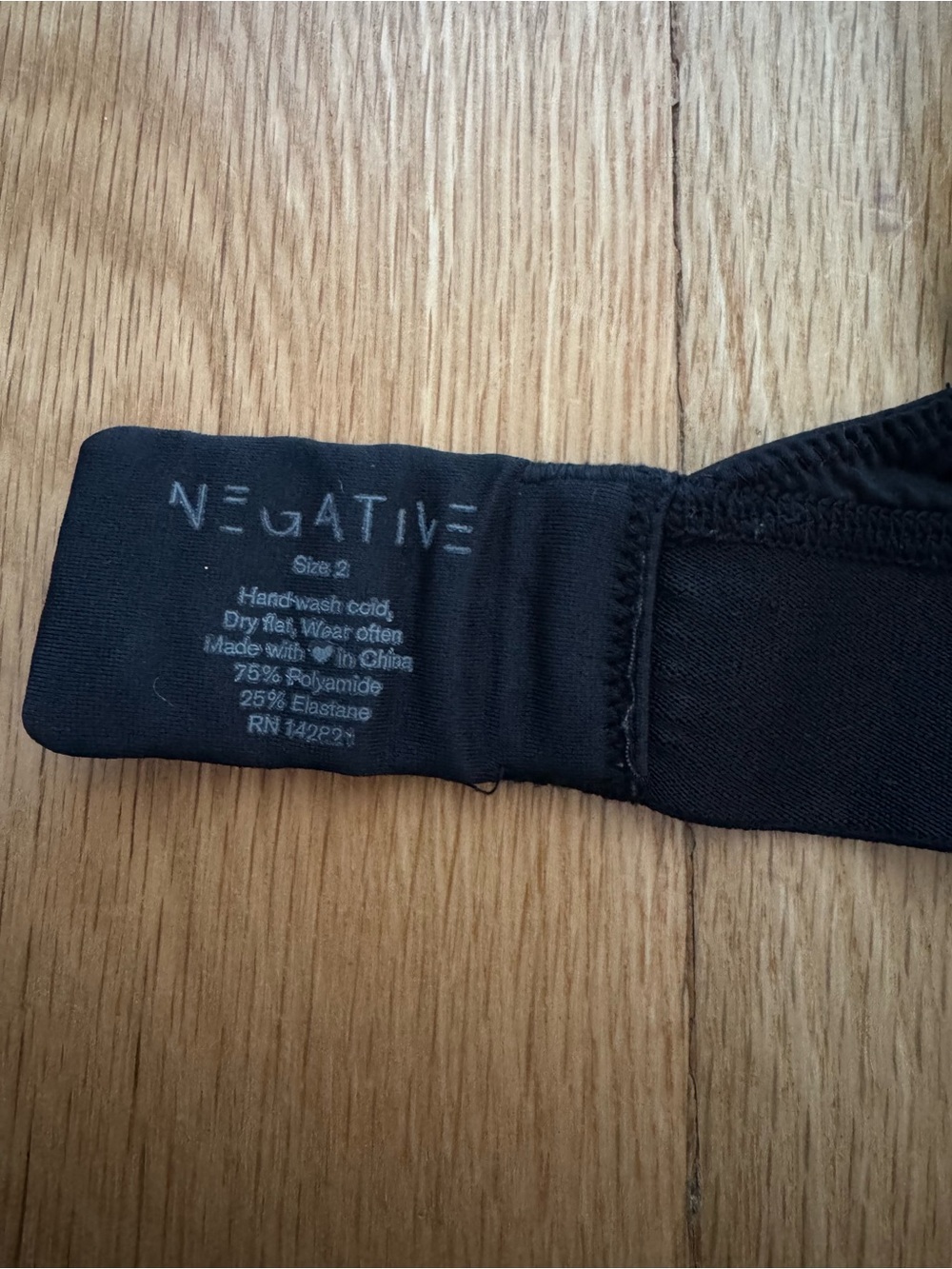 Negative Underwear Glace Triangle Bra Size 2 - Picture 9 of 10
